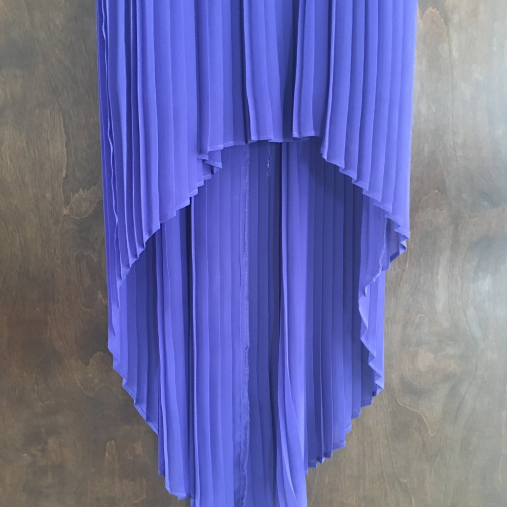 Bcbgeneration Pleated Strapless High Low Dress - image 3